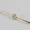 Thumbnail: Antique Art Deco 9ct Gold Aquamarine Bar Brooch
