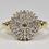 Thumbnail: Vintage 9ct Gold Diamond Cluster Ring, 1980's
