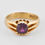 Thumbnail: Antique Victorian 18ct Gold Rhodolite Garnet Solitaire Ring