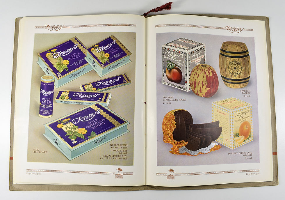 Vintage Joseph Terry & Sons Ltd Chocolate Trade Catalogue 1933, Terry's Orange