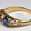 Thumbnail: Antique Victorian 18ct Gold Sapphire & Diamond Ring, (Chester,c1880)