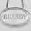 Thumbnail: Antique English Solid Silver "Brandy" Decanter Label
