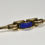 Thumbnail: Antique Victorian 9ct Gold Lapis Lazuli Brooch, C1880