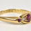 Thumbnail: Antique George V 18ct Gold Ruby & Diamond Ring, (Birmingham, 1919)