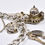 Thumbnail: Vintage Solid Silver Charm Bracelet, c1975, Weight 43.02g