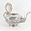 Thumbnail: Antique Indian Lucknow Style Solid Silver Teapot, C1890, Bombay