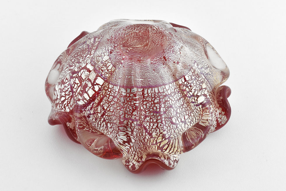 Thumbnail: Vintage Murano Italian Art Glass Ashtray