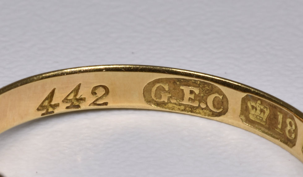 Thumbnail: Antique Victorian 18ct Gold Ruby & Diamond Ring, (Birmingham,1898)