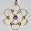 Thumbnail: Antique Victorian 15ct Gold Amethyst & Seed Pearl Pendant & 9ct Gold Chain