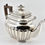Thumbnail: Antique English Late Victorian Silver Plated Teapot c1890