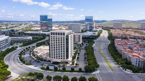Aerial view of the downtown Irvine, California skyline..jpg