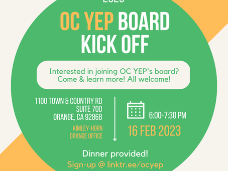 Join the OC YEP Board!