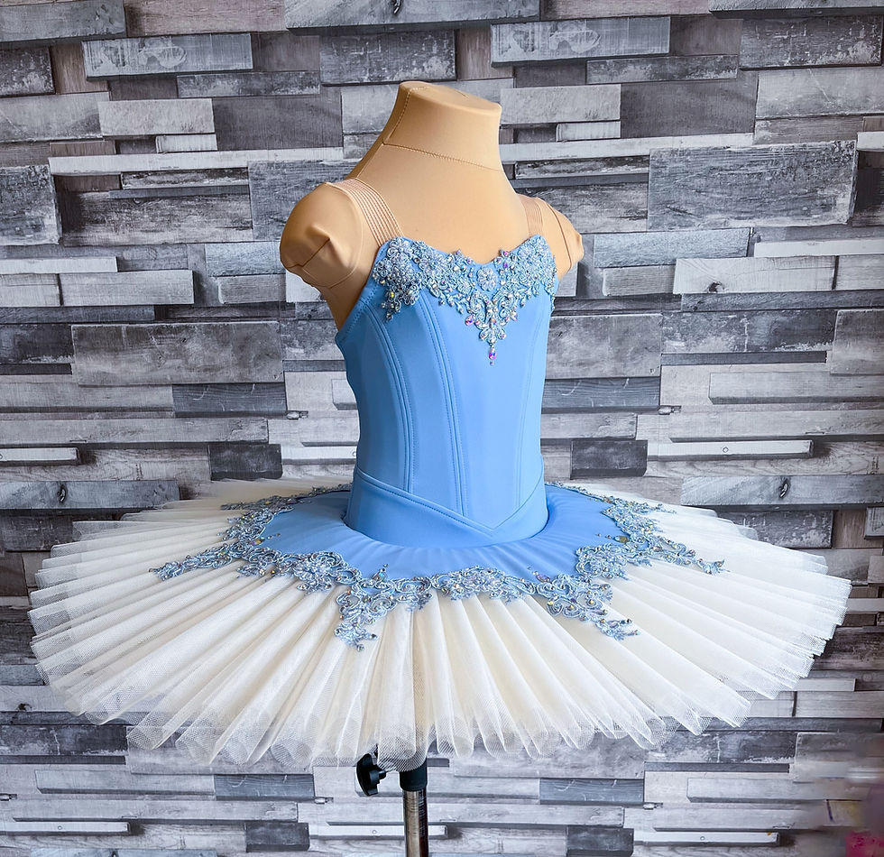 Thumbnail: Sky blue and Ivory classical tutu  - Age 5-7yrs - Deposit Only 