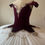 Thumbnail: Burgundy and Gold Tutu 7-9yrs - DEPOSIT ONLY (see note)