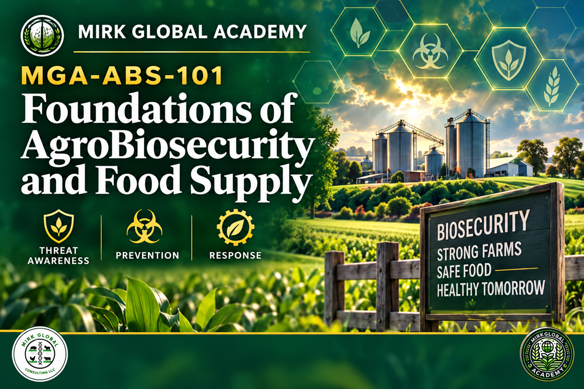 MGA-ABS-101: Foundations of AgroBiosecurity and Food Supply (Academic)
