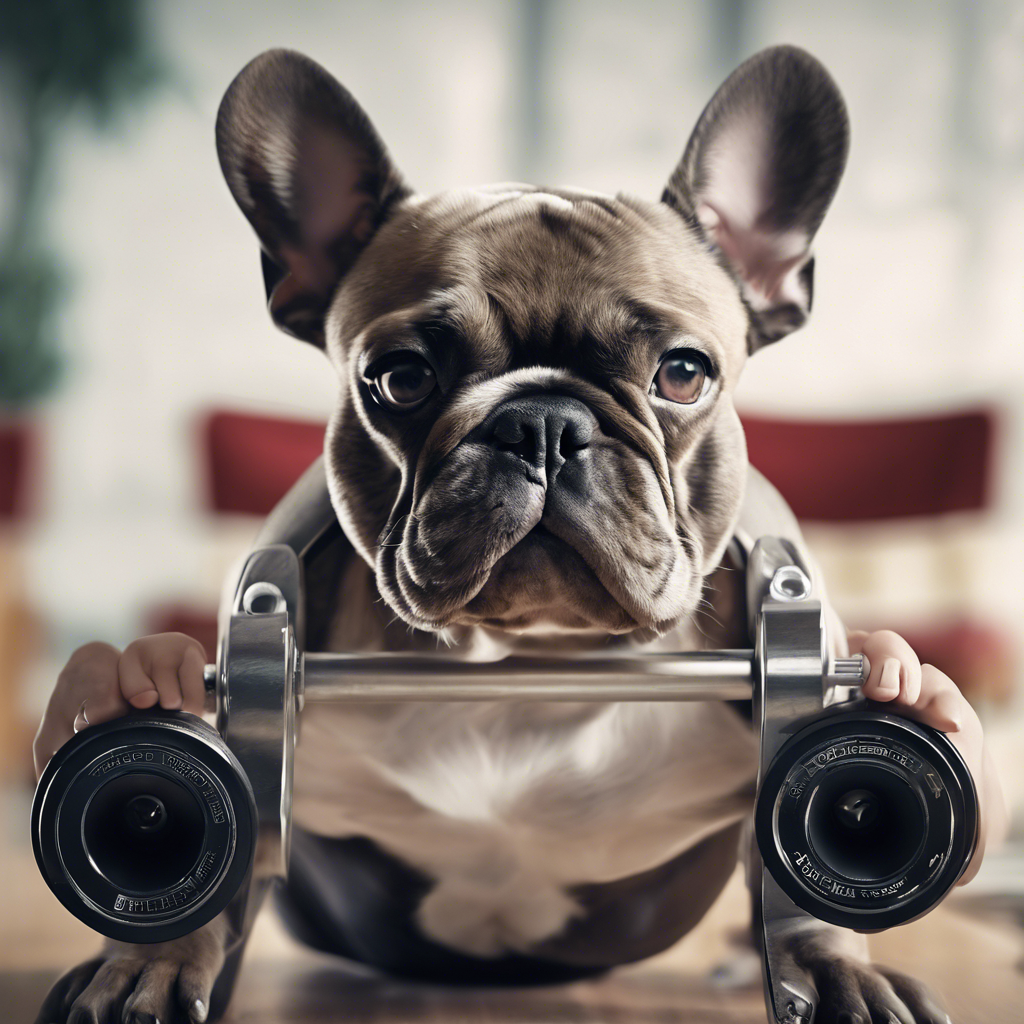 Frenchie Yoga Pose