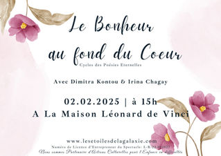 "Le Bonheur au fond du Coeur" avec Dimitra Kontou et Irina Chagay