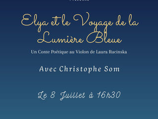 "Elya et le Voyage de la Lumière Bleue"