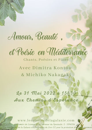 "Amour, Beauté, et Poésie en Méditerranée