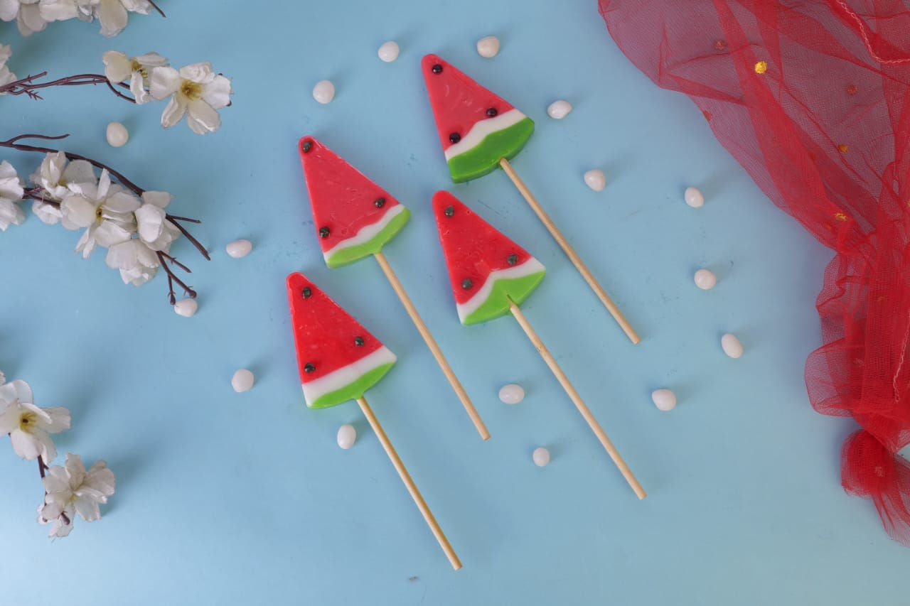 Watermelon Lolly 55g*4 pcs