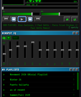 I Built a Winamp-Skinned Spotify Player From Scratch in One Night - Vibe Coding on a Rare Night Off