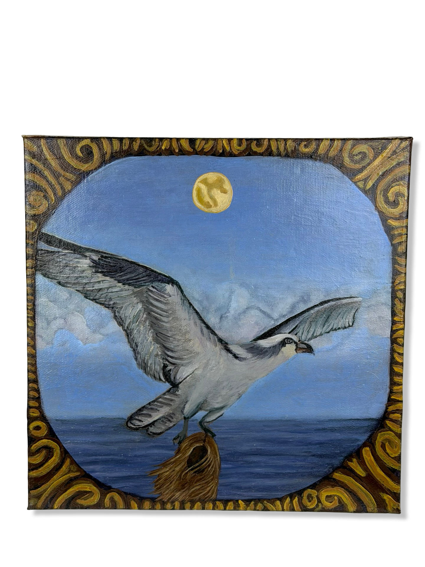 Sarah Rozell White "Osprey with a Wig"