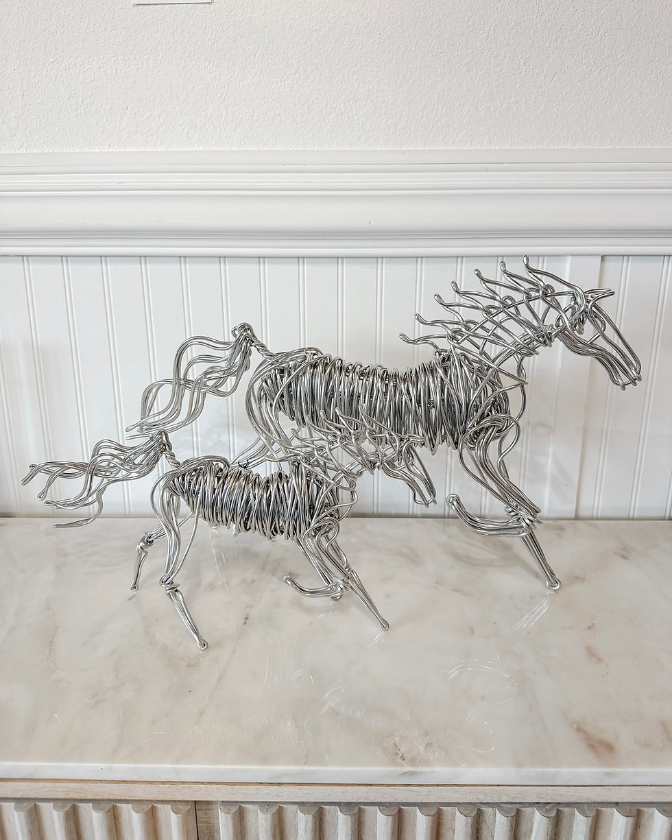 Thumbnail: Drawn Metal Horse Sculpture (Small)