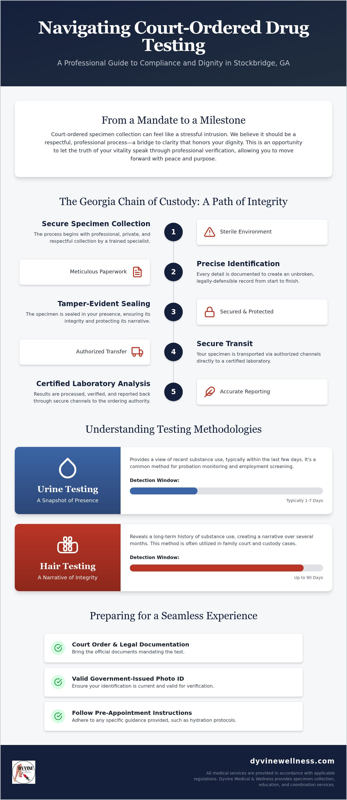 Court ordered drug testing stockbridge