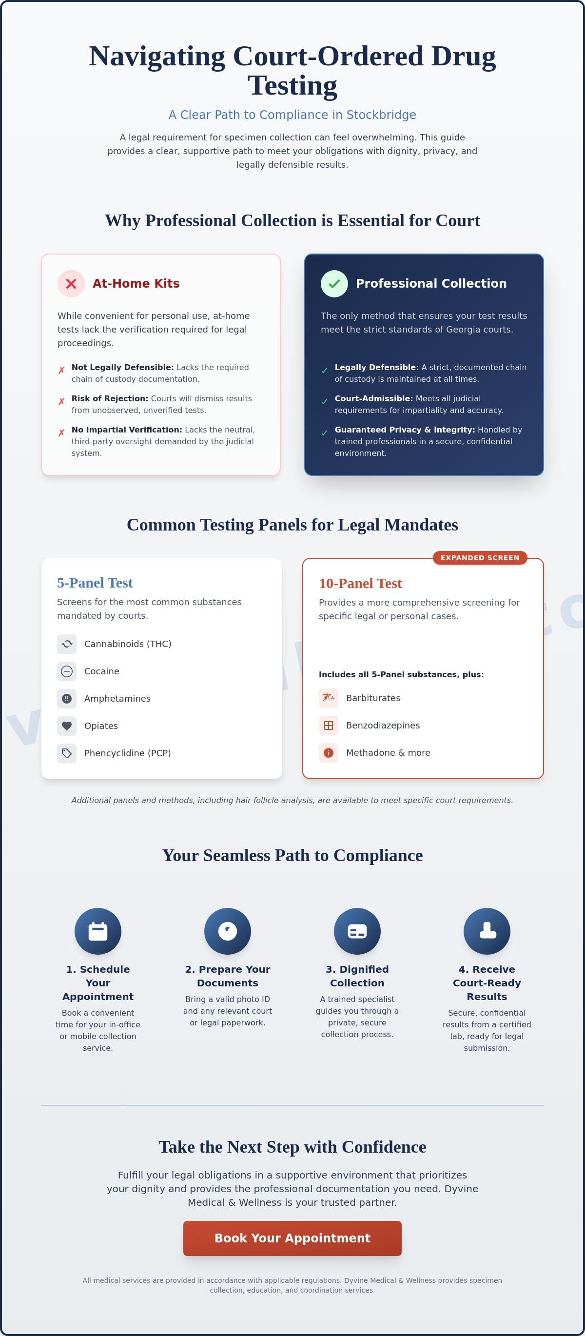Court-ordered drug testing services Stockbridge