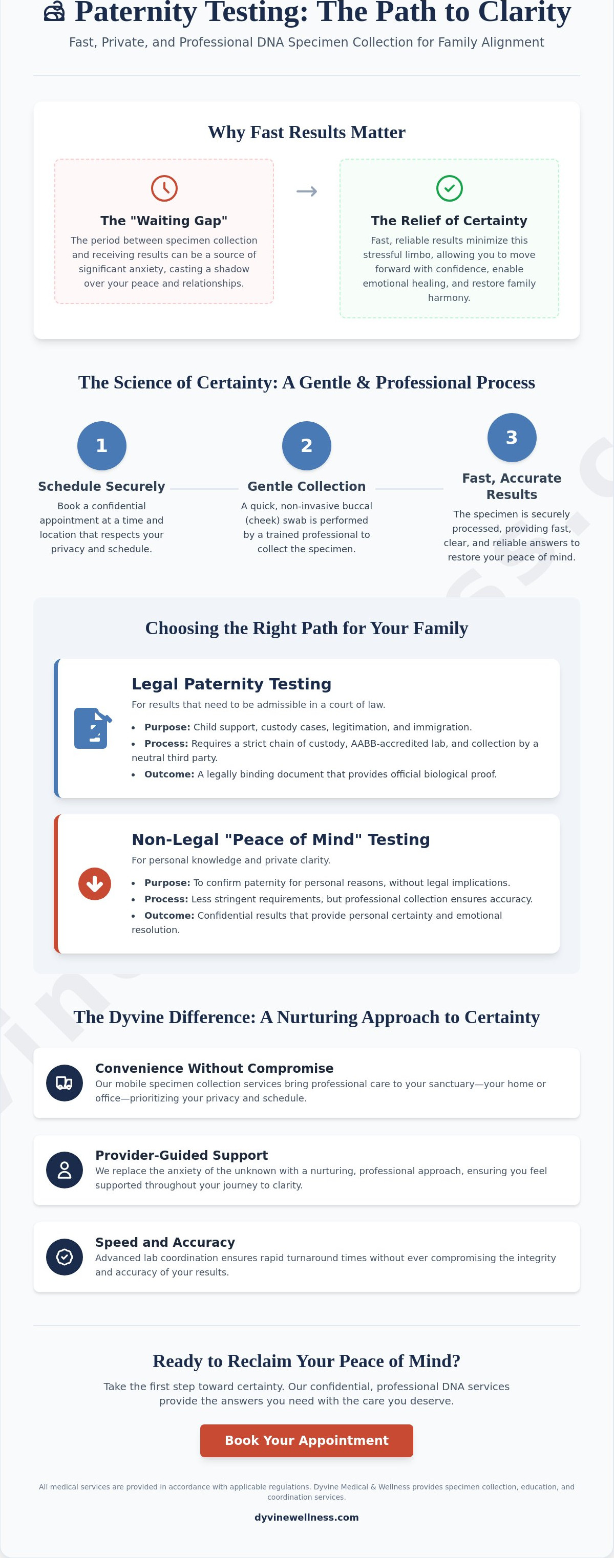 Fast paternity test results Stockbridge