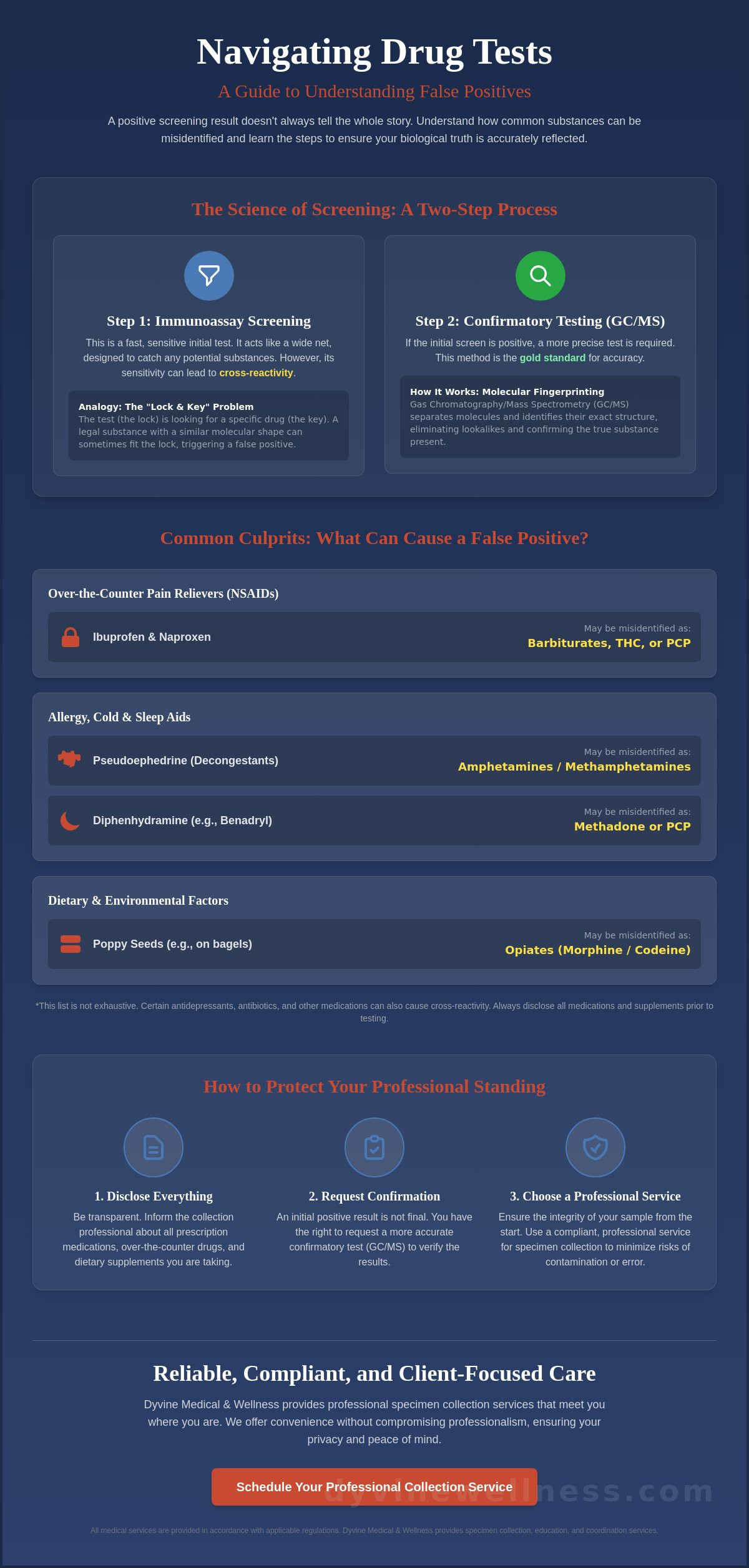 What causes a false positive on a drug test