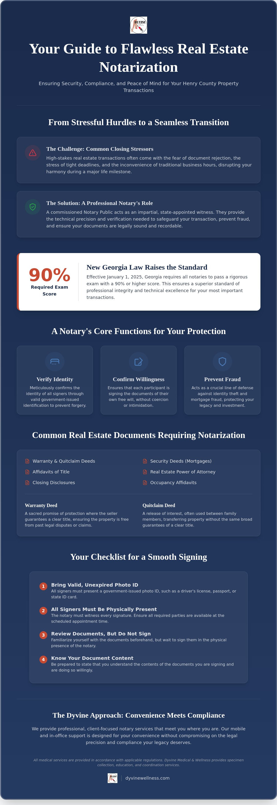 Notary public for real estate documents Henry County
