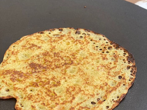 خبز الجباب الخالي من الغلوتين والحليب