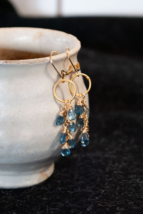 London Blue Topaz Earrings