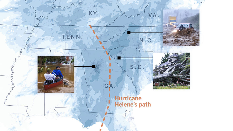 Hurricane Helene Path (Figure 1)