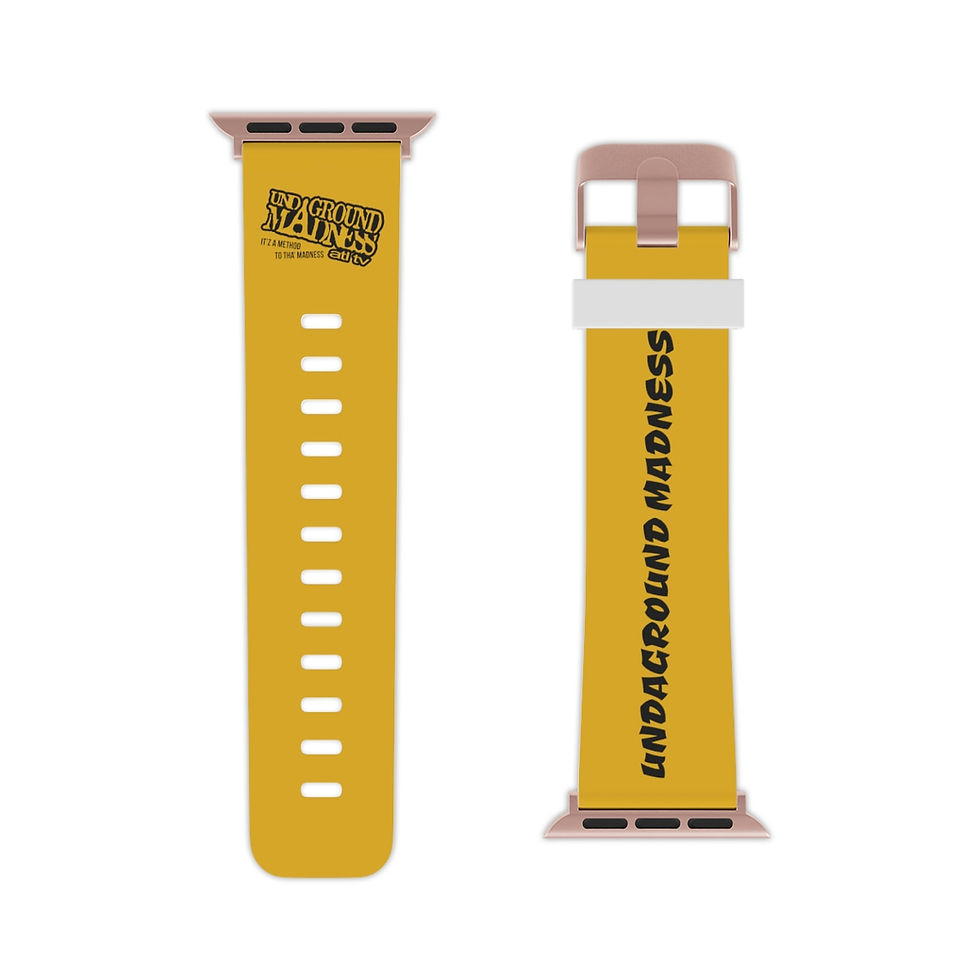 Thumbnail: Tha Madness Apple Watch Yellow Band 