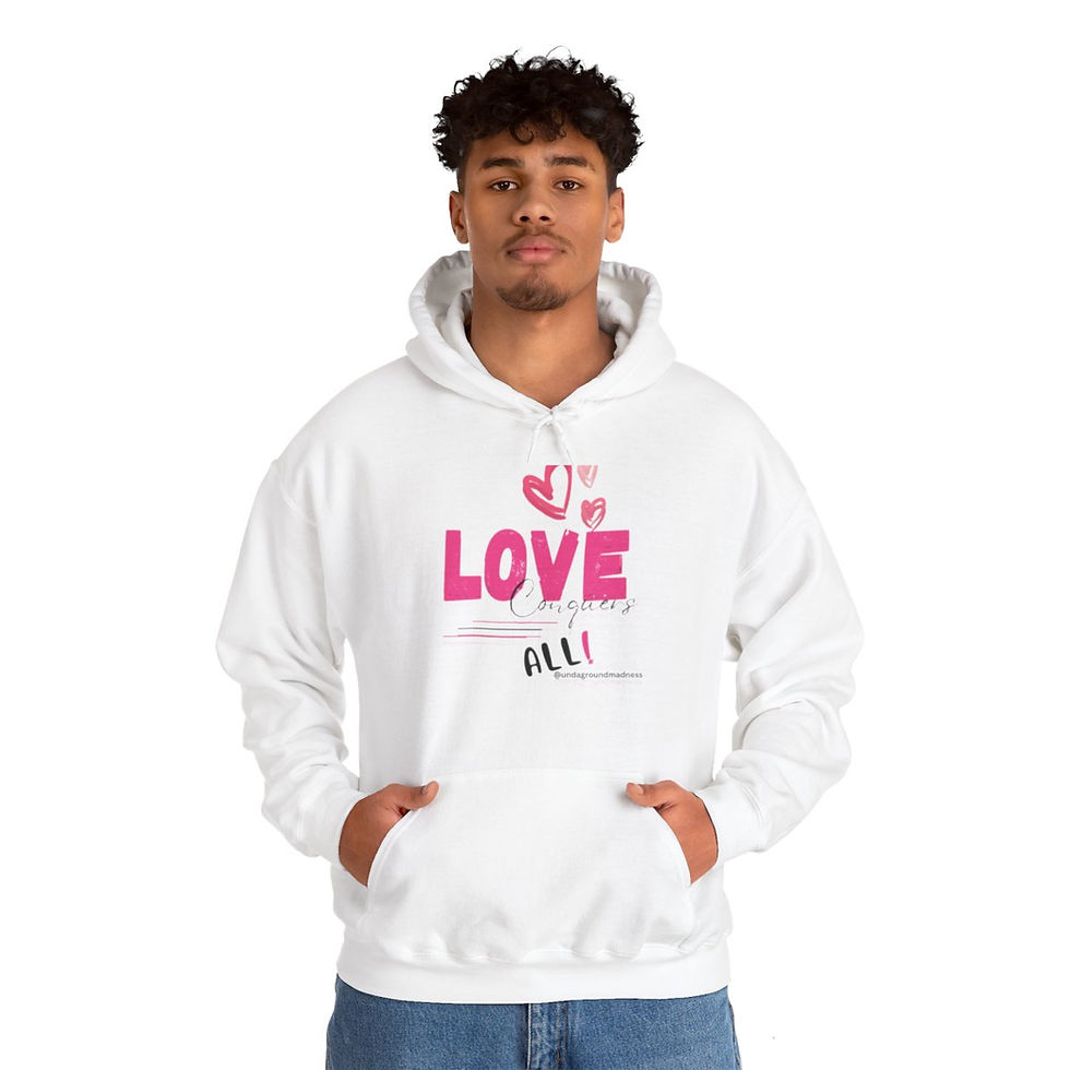 Thumbnail: Love Conquers All  Hooded Sweatshirt