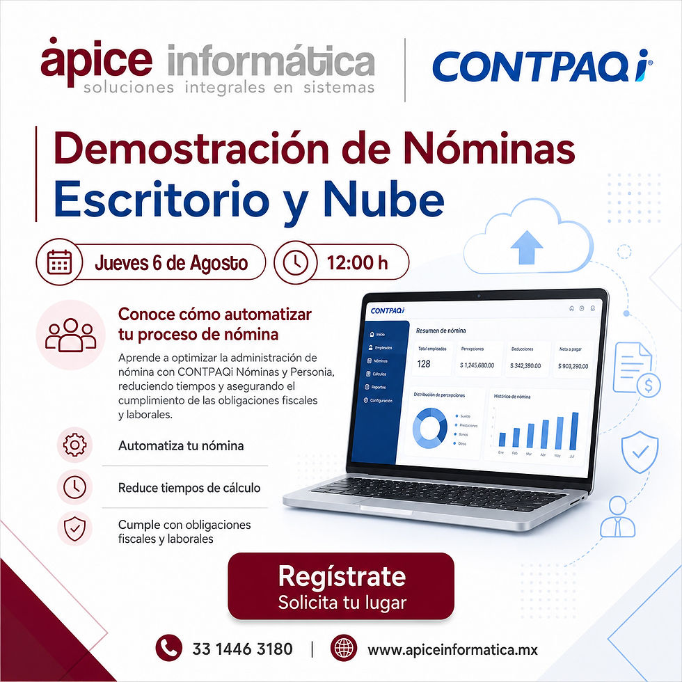Demostración de Nominas (escritorio y nube)