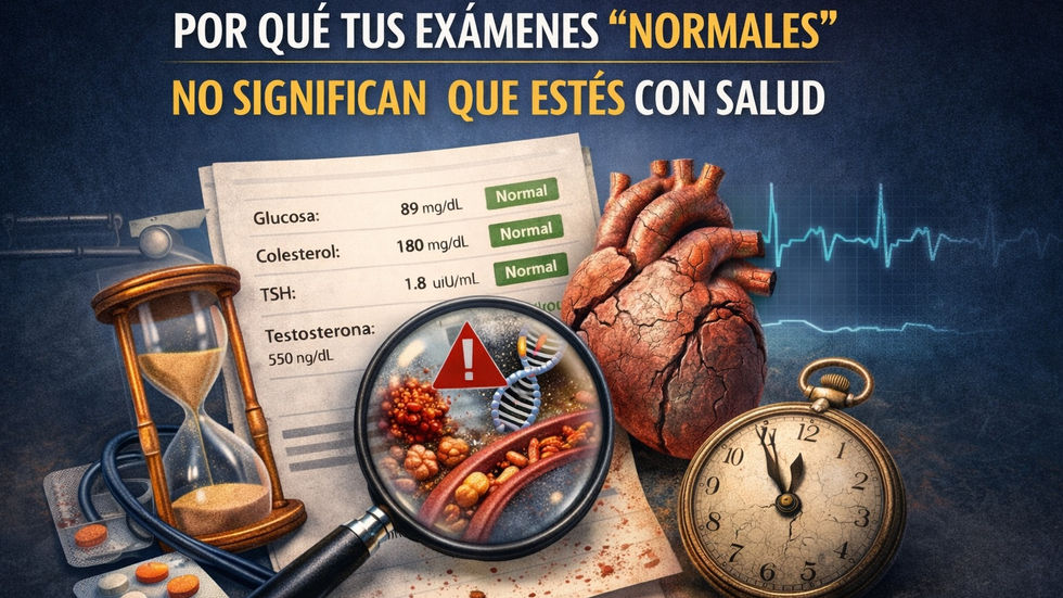 POR QUÉ TUS EXÁMENES “NORMALES” NO SIGNIFICAN QUE ESTÉS CON SALUD
