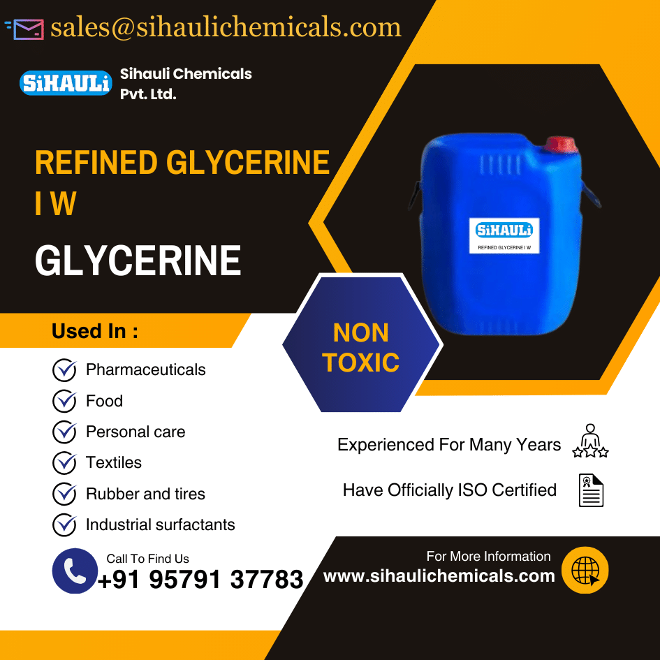 Refined Glycerine I W
