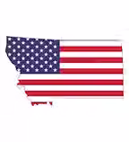 Western Legacy Center Montana American Flag