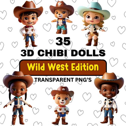Chibi Dolls - Wild West