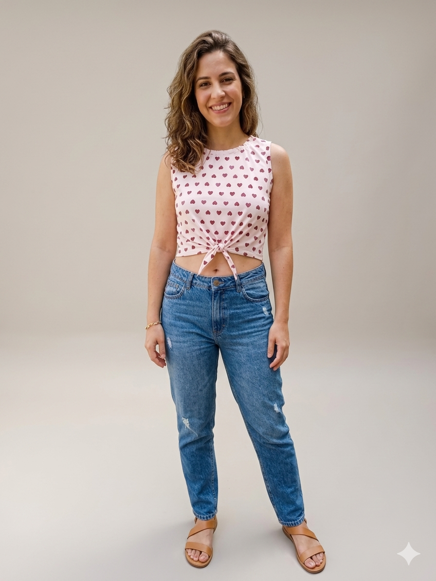 Miniatura: Blusinha Feminina Adulto - Amarradinho em você - Kraft