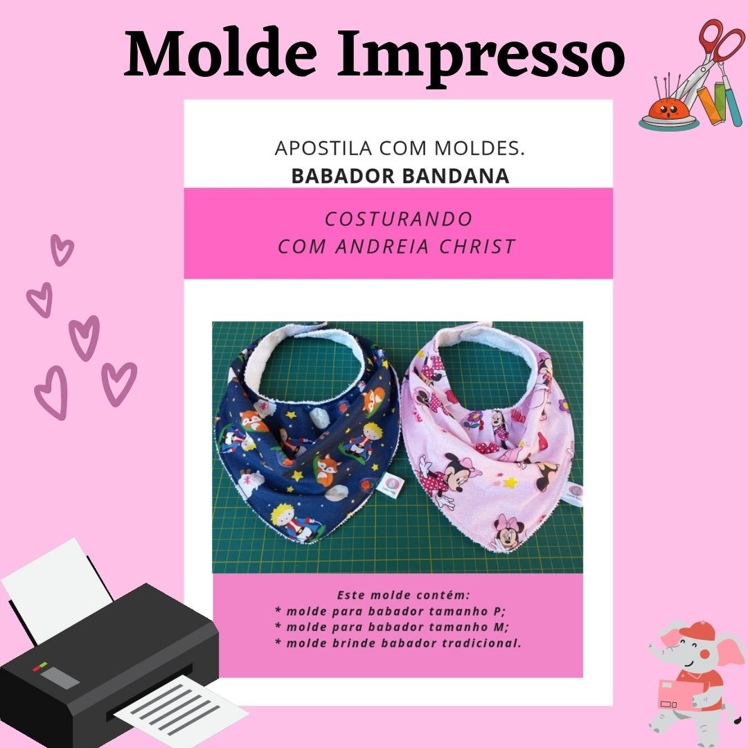 Impresso - Babador Bandana