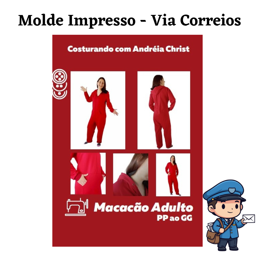 Macacão Adulto Unissex - Impresso