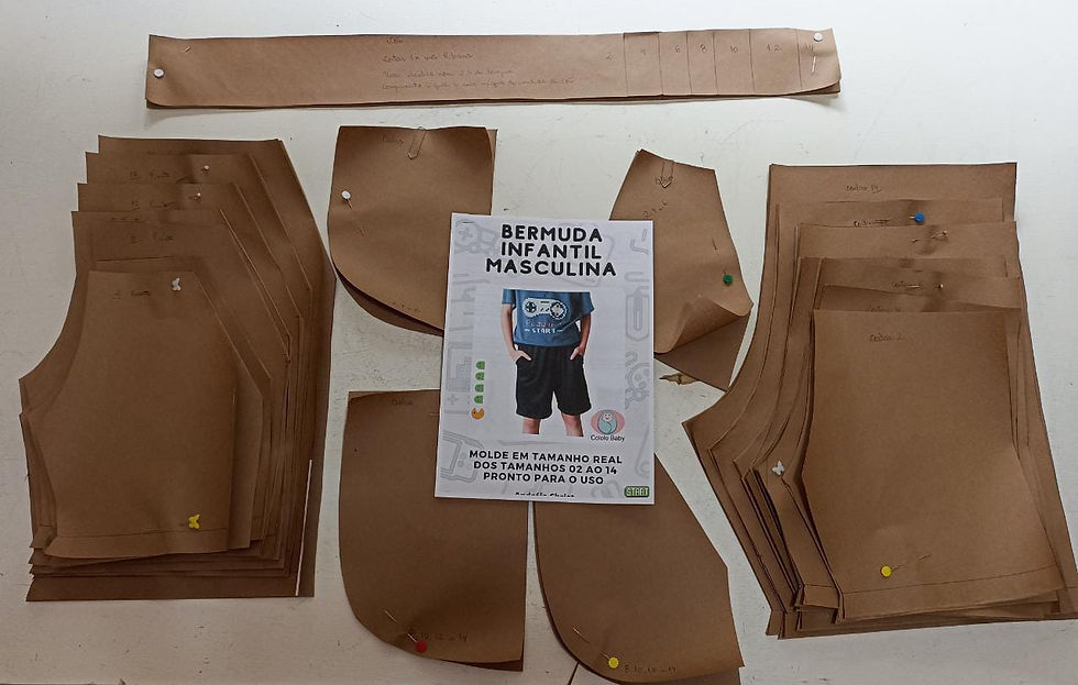 Miniatura: Kraft - Bermuda Infantil Masculina (02 ao 14)