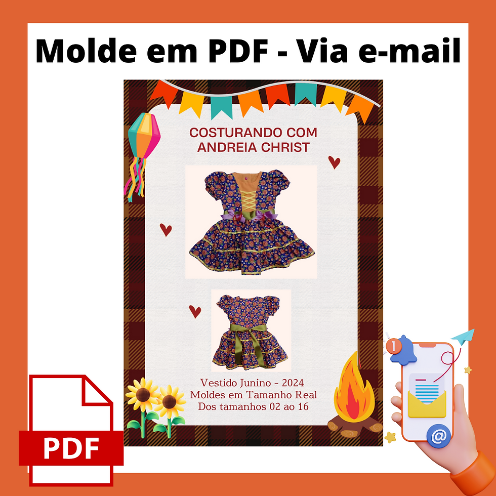 Molde - Vestido Junino 2024