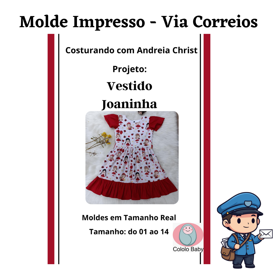 Impresso - Vestido Joaninha