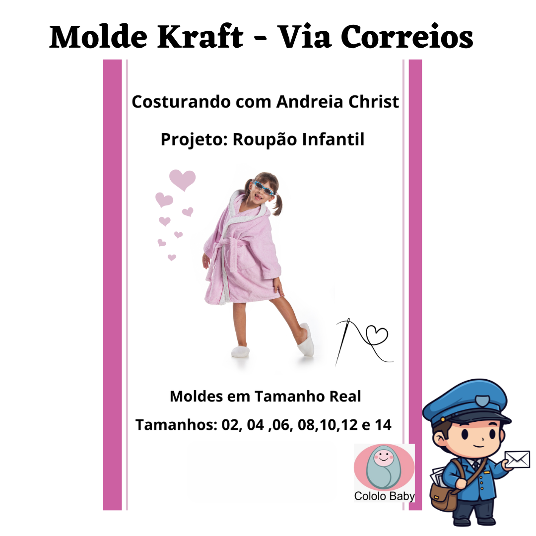 Roupão Infantil - Kraft
