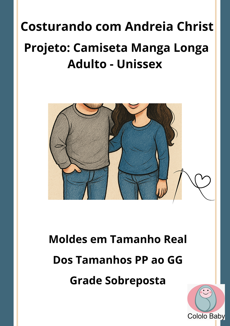 Miniatura: Camiseta Manga Longa Unissex - PDF